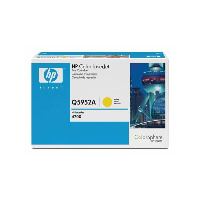 Toner HP Q5952A, 10K stran (Q5952A) žlutá, toner, q5952a, 10k, stran, žlutá