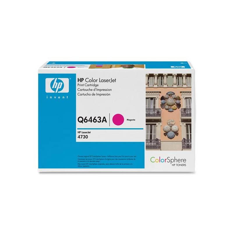Toner HP Q6463A, 12K stran (Q6463A) červená, toner, q6463a, 12k, stran, červená