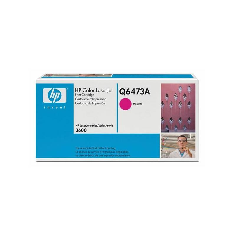 Toner HP Q6473A, 4K stran (Q6473A) červená, toner, q6473a, stran, červená