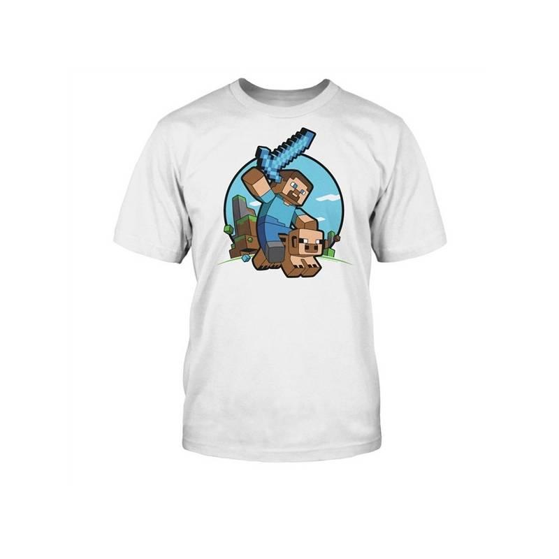 Tričko Minecraft Pig Riding dětské 152 (12 - 14 let) (JX3780YMNC-XL), tričko, minecraft, pig, riding, dětské, 152, let, jx3780ymnc-xl