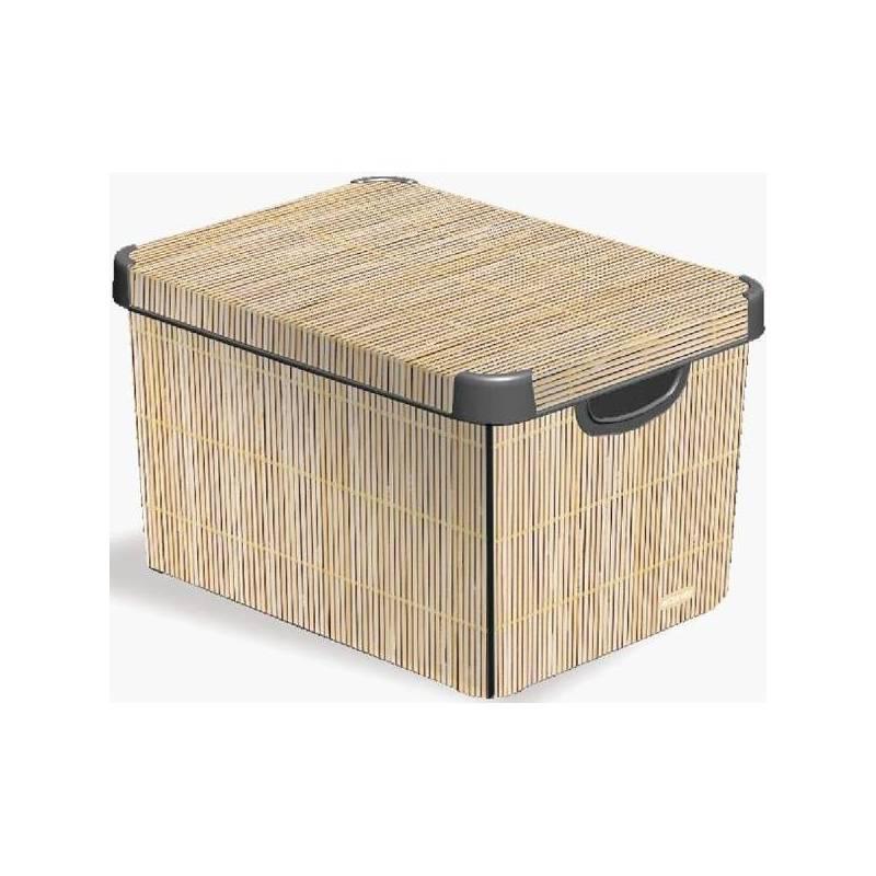 Úložný box Curver Bamboo 04711-D67, vel. L béžový, Úložný, box, curver, bamboo, 04711-d67, vel, béžový