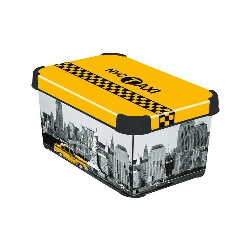 Úložný box Curver Decoboxes Stockholm New York vel. S, Úložný, box, curver, decoboxes, stockholm, new, york, vel