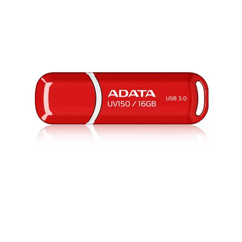 USB flash disk A-Data DashDrive UV150 16GB (AUV150-16G-RRD) červený, usb, flash, disk, a-data, dashdrive, uv150, 16gb, auv150-16g-rrd, červený