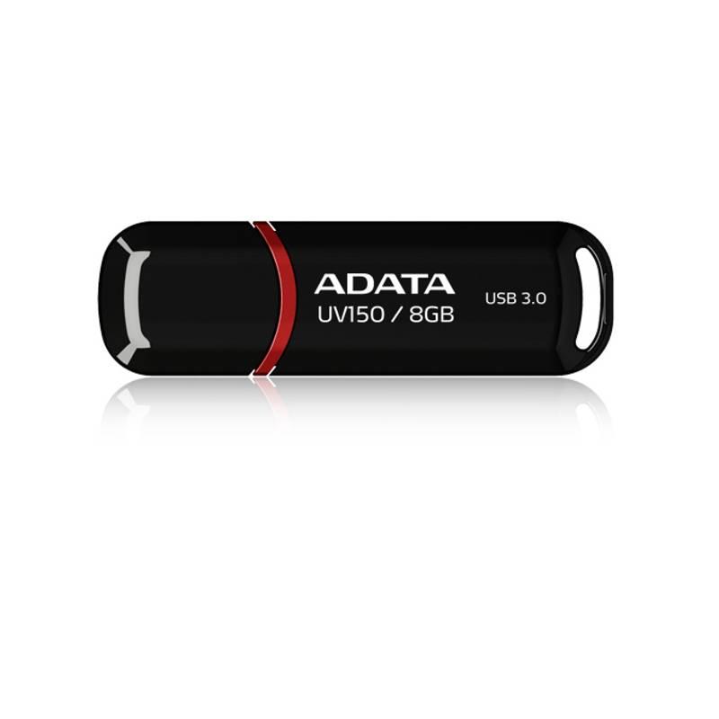 USB flash disk A-Data DashDrive UV150 8GB (AUV150-8G-RBK) černý, usb, flash, disk, a-data, dashdrive, uv150, 8gb, auv150-8g-rbk, černý