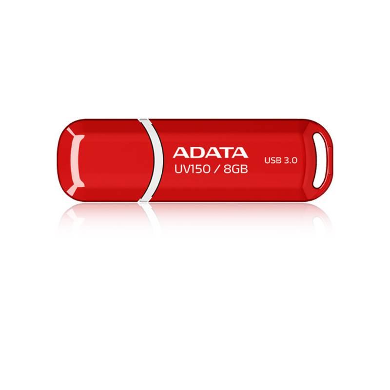 USB flash disk A-Data DashDrive UV150 8GB (AUV150-8G-RRD) červený, usb, flash, disk, a-data, dashdrive, uv150, 8gb, auv150-8g-rrd, červený