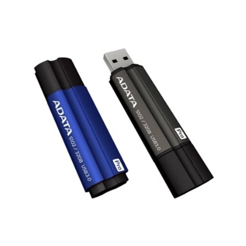 USB flash disk A-Data Superior Pro S102 64GB (AS102P-64G-RBL) modrý/hliník, usb, flash, disk, a-data, superior, pro, s102, 64gb, as102p-64g-rbl, modrý, hliník