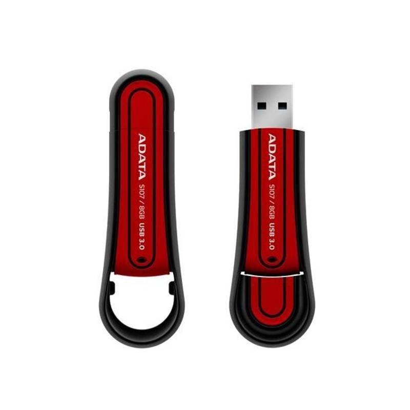 USB flash disk A-Data Superior S107 8GB (AS107-8G-RRD) červený, usb, flash, disk, a-data, superior, s107, 8gb, as107-8g-rrd, červený