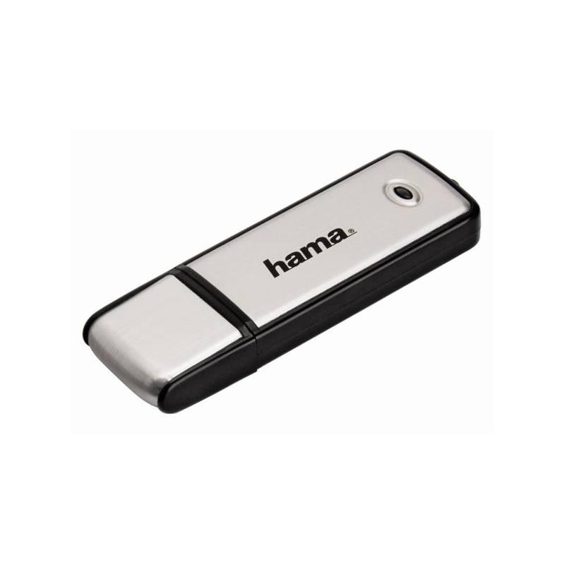 USB flash disk Hama 16GB (90894) černý/stříbrný, usb, flash, disk, hama, 16gb, 90894, černý, stříbrný