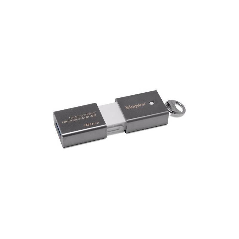 USB flash disk Kingston DataTraveler Ultimate 3.0 G3 128GB (DTU30G3/128GB), usb, flash, disk, kingston, datatraveler, ultimate, 128gb, dtu30g3