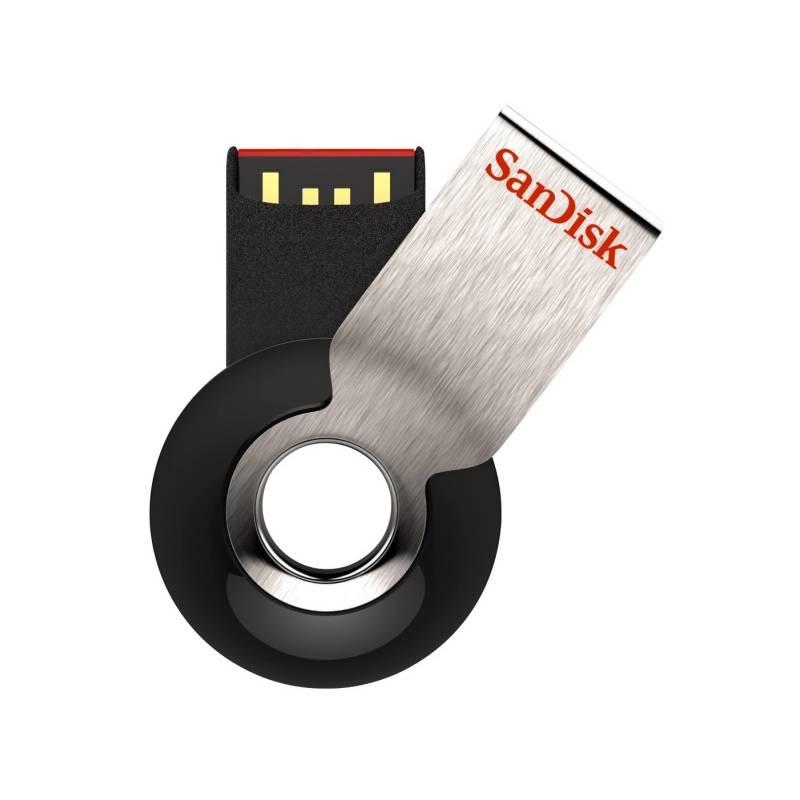 USB flash disk Sandisk Cruzer Orbit 16GB (114923) černý, usb, flash, disk, sandisk, cruzer, orbit, 16gb, 114923, černý