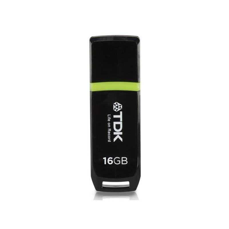 USB flash disk TDK TF 10 16GB (t78933) černý, usb, flash, disk, tdk, 16gb, t78933, černý