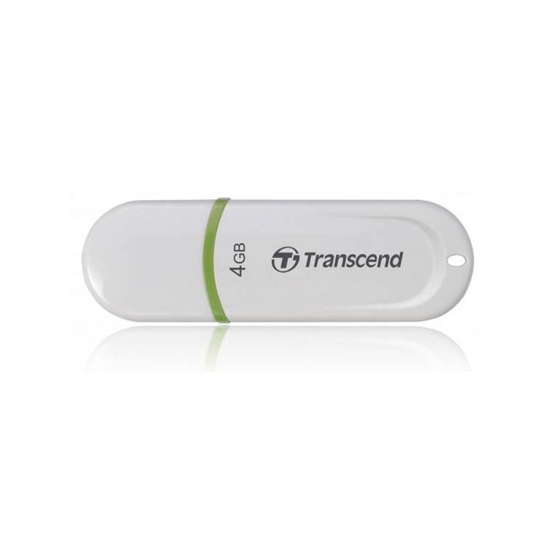 USB flash disk Transcend JetFlash 330 4GB (TS4GJF330) bílý/zelený, usb, flash, disk, transcend, jetflash, 330, 4gb, ts4gjf330, bílý, zelený