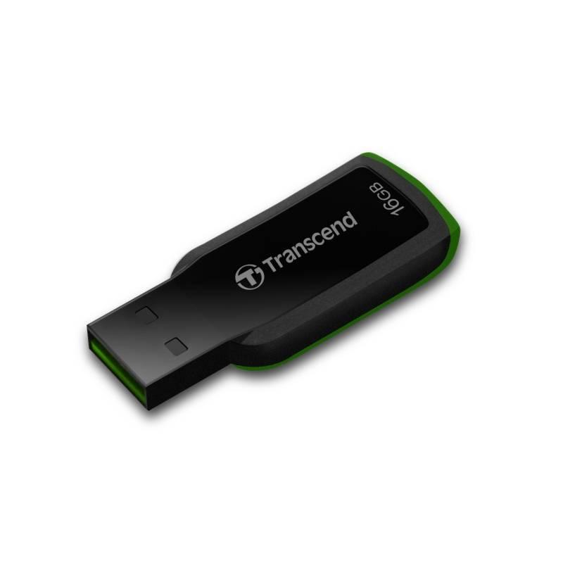 USB flash disk Transcend JetFlash 360 mini 16GB (TS16GJF360) černý/zelený, usb, flash, disk, transcend, jetflash, 360, mini, 16gb, ts16gjf360, černý, zelený