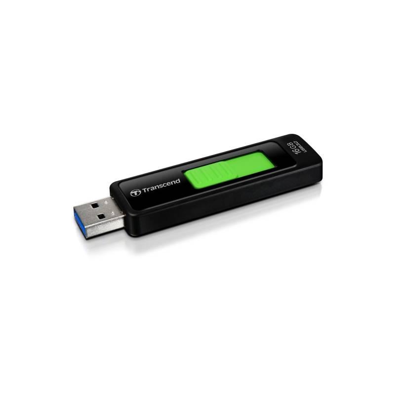 USB flash disk Transcend JetFlash 760 16 GB (TS16GJF760) černý/zelený, usb, flash, disk, transcend, jetflash, 760, ts16gjf760, černý, zelený