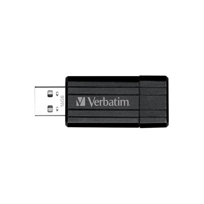 USB flash disk Verbatim Store 'n' Go PinStripe 16GB (49063) černý, usb, flash, disk, verbatim, store, pinstripe, 16gb, 49063, černý