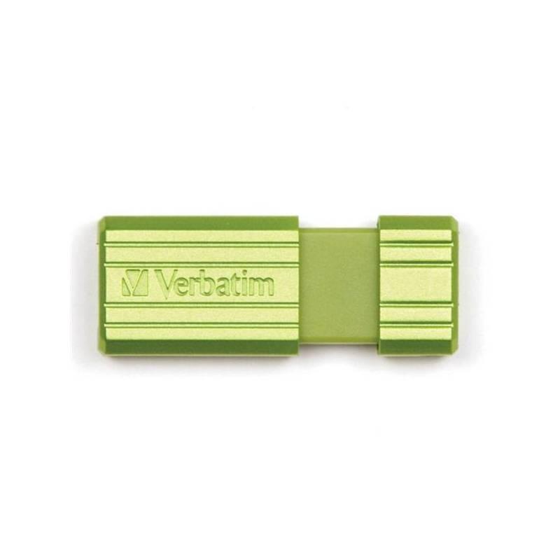 USB flash disk Verbatim Store 'n' Go PinStripe 16GB (49070) zelený, usb, flash, disk, verbatim, store, pinstripe, 16gb, 49070, zelený