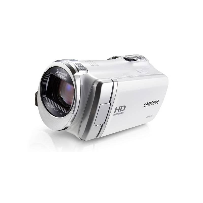 Videokamera Samsung HMX-F90 bílá, videokamera, samsung, hmx-f90, bílá