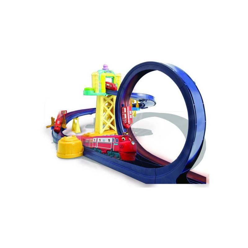 Vláčky Chuggington - Set s věží a loopingem, vláčky, chuggington, set, věží, loopingem