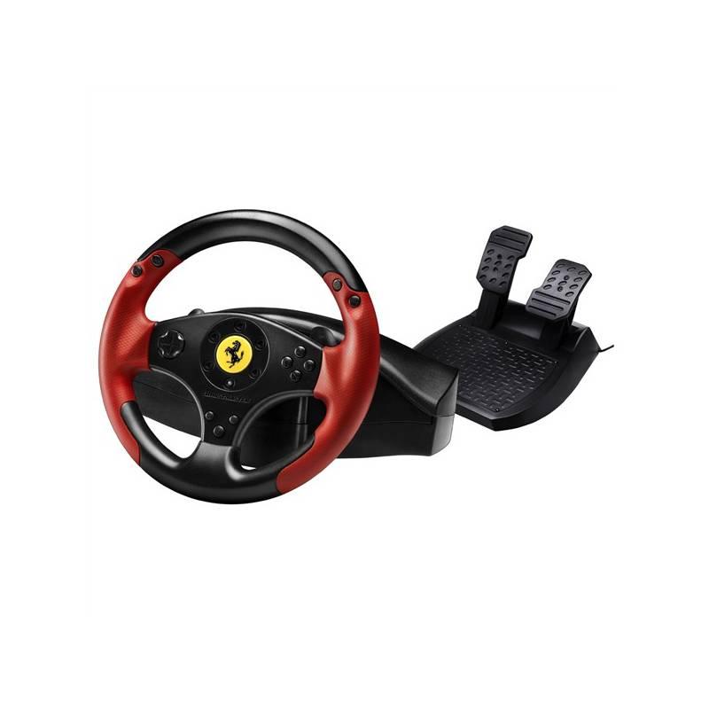 Volant Thrustmaster Ferrari Red Legend pro PC/PS3 (4060052) černý (rozbalené zboží 8214016869), volant, thrustmaster, ferrari, red, legend, pro, ps3, 4060052, černý, rozbalené