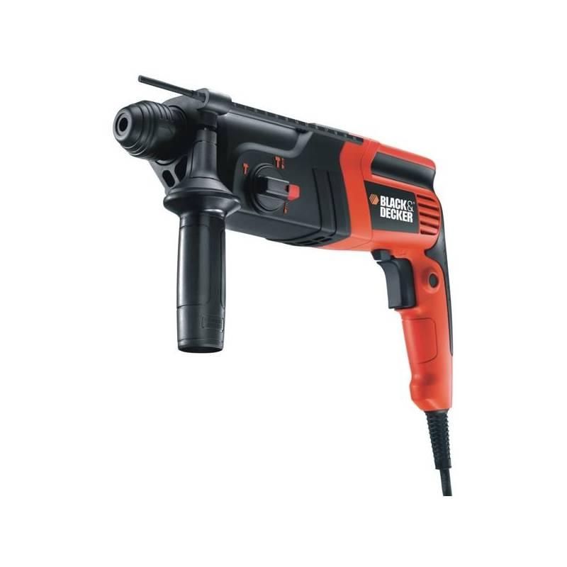 Vrtací kladivo Black-Decker KD855KA černé/červené, vrtací, kladivo, black-decker, kd855ka, černé, červené