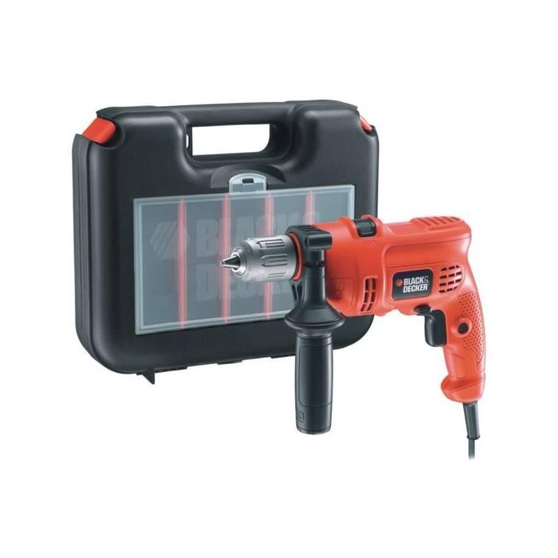 Vrtačka ruční Black-Decker KR504CRESK, příklepová, vrtačka, ruční, black-decker, kr504cresk, příklepová