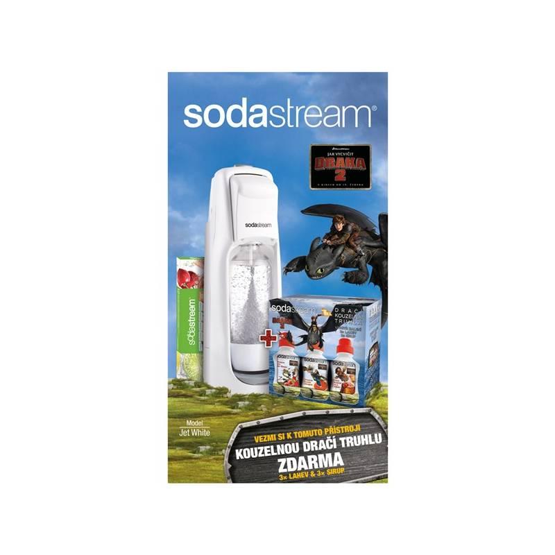 Výrobník sodové vody SodaStream JET WHITE new VPP DRAGON bílý, výrobník, sodové, vody, sodastream, jet, white, new, vpp, dragon, bílý