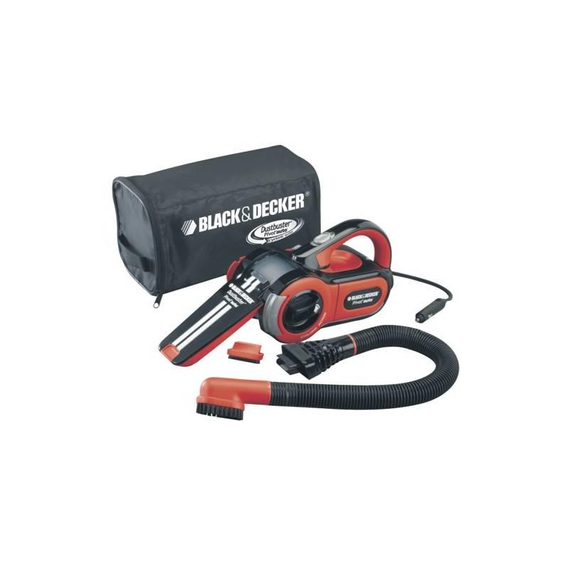 Vysavač do auta Black-Decker PAV1205 černý/červený (vrácené zboží 8413003259), vysavač, auta, black-decker, pav1205, černý, červený, vrácené, zboží