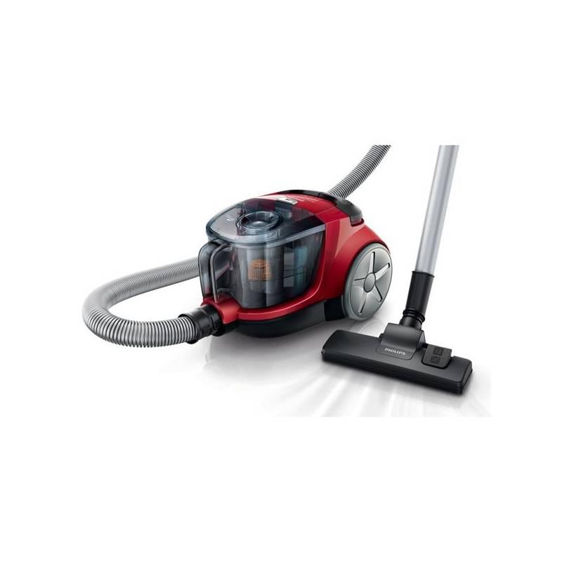 Vysavač podlahový Philips PowerPro Compact FC8474/01 červený, vysavač, podlahový, philips, powerpro, compact, fc8474, červený