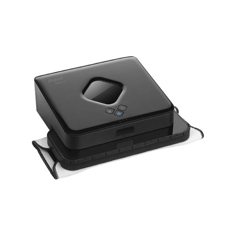 Vysavač robotický iRobot Braava 380 černý, vysavač, robotický, irobot, braava, 380, černý