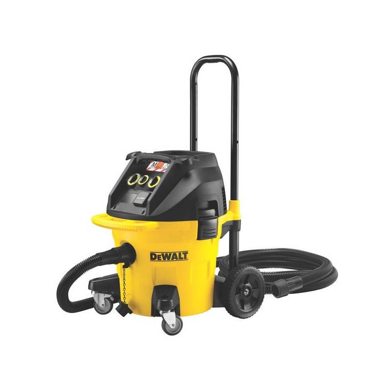 Vysavač víceúčelový Dewalt DWV902M, na staveniště třídy M s objemem nádoby 35 l, vysavač, víceúčelový, dewalt, dwv902m, staveniště, třídy, objemem