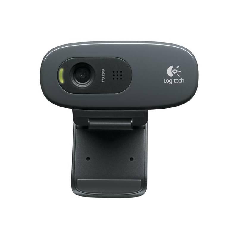 Webkamera Logitech HD Webcam C270 Black (960-000635), webkamera, logitech, webcam, c270, black, 960-000635