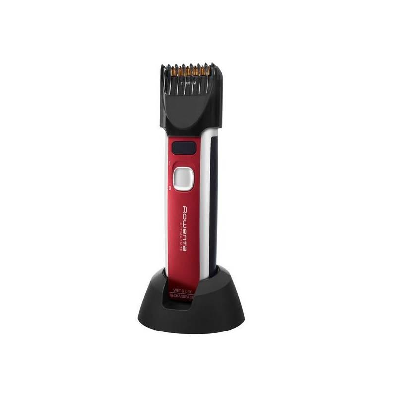 Zastřihovač vousů Rowenta TN3310D4 černý/červený, zastřihovač, vousů, rowenta, tn3310d4, černý, červený