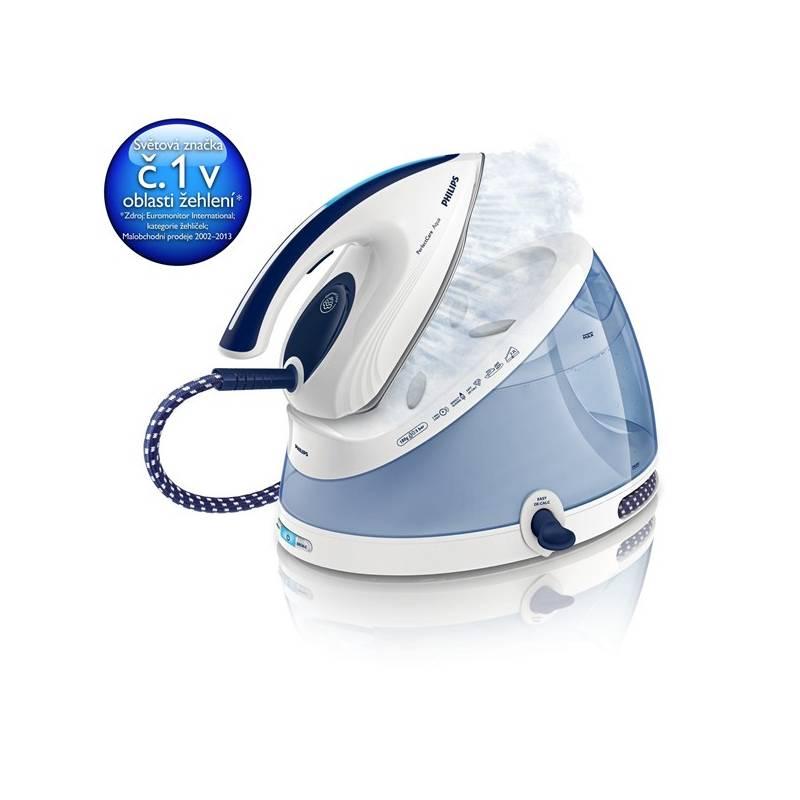 Žehlicí systém Philips GC8620/02 bílá/modrá, Žehlicí, systém, philips, gc8620, bílá, modrá