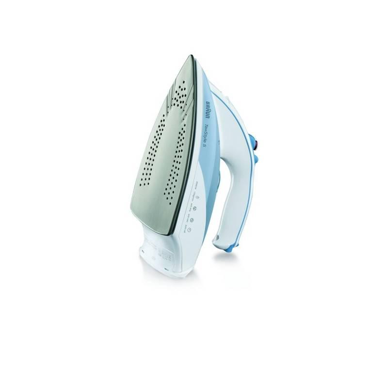 Žehlička Braun TexStyle 5 TS525A bílá/modrá, Žehlička, braun, texstyle, ts525a, bílá, modrá