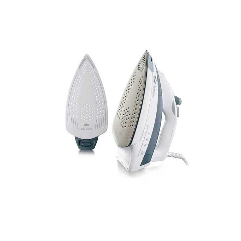 Žehlička Braun TS735TP šedá/bílá, Žehlička, braun, ts735tp, šedá, bílá