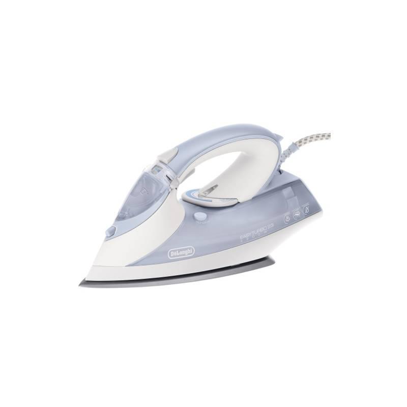 Žehlička DeLonghi EasyTurbo FXG23T bílá/modrá, Žehlička, delonghi, easyturbo, fxg23t, bílá, modrá