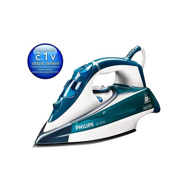 Žehlička Philips Azur GC4410/02 bílá/modrá, Žehlička, philips, azur, gc4410, bílá, modrá