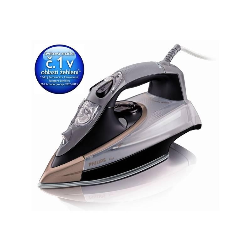 Žehlička Philips Azur GC4870/02 hnědá, Žehlička, philips, azur, gc4870, hnědá