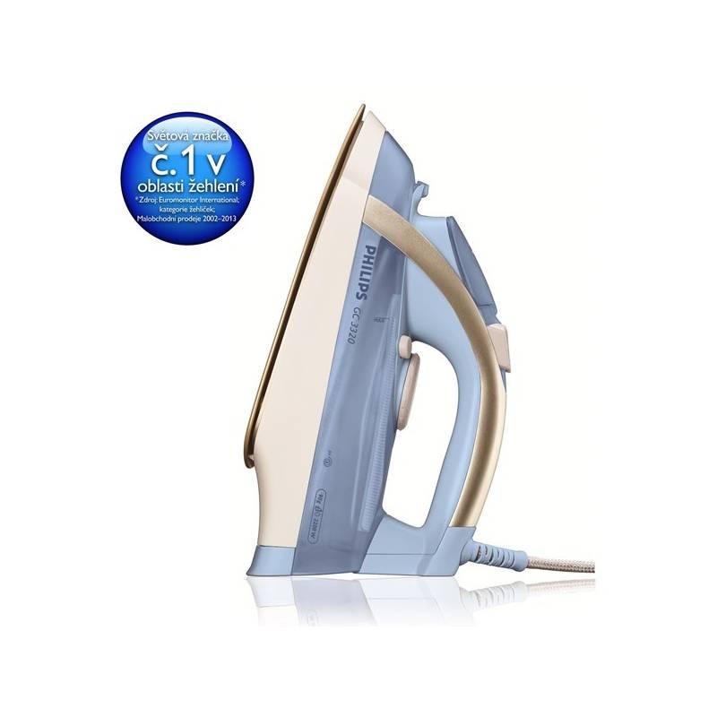Žehlička Philips EasyCare GC3320/02 bílá/modrá, Žehlička, philips, easycare, gc3320, bílá, modrá