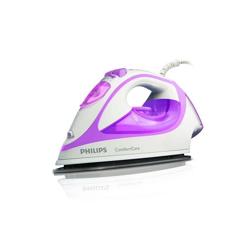 Žehlička Philips GC2730/02 bílá/fialová, Žehlička, philips, gc2730, bílá, fialová