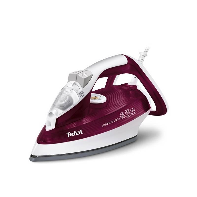 Žehlička Tefal Supergliss FV3836 vínová, Žehlička, tefal, supergliss, fv3836, vínová