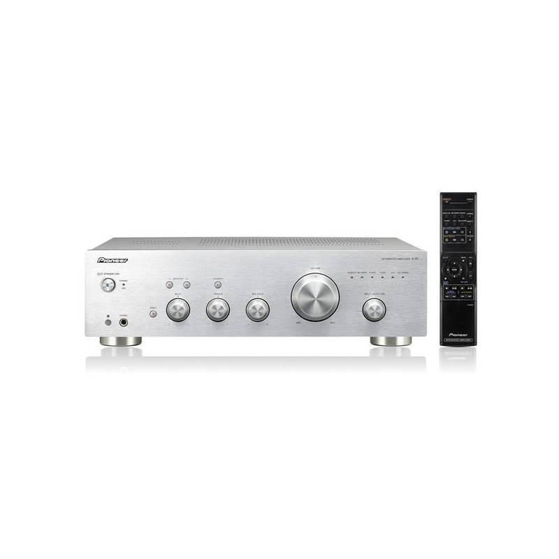 Zesilovač Pioneer A-20-S stříbrný, zesilovač, pioneer, a-20-s, stříbrný