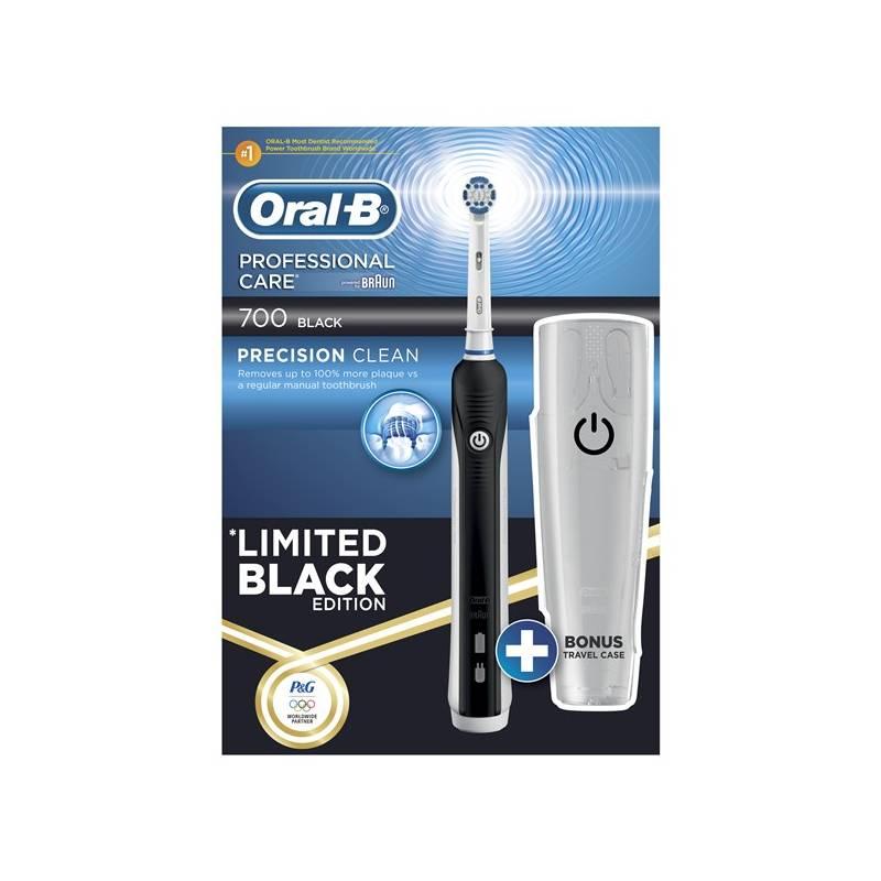 Zubní kartáček Oral-B Professional Care 700 Black černý/bílý, zubní, kartáček, oral-b, professional, care, 700, black, černý, bílý