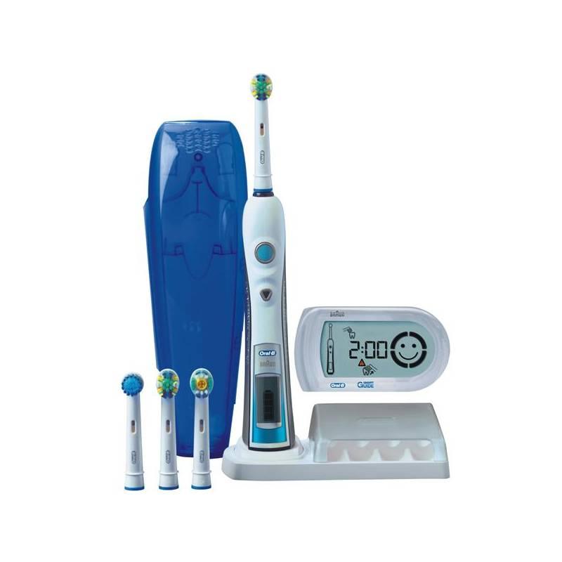 Zubní kartáček Oral-B Triumph D32.546 bílý/modrý (rozbalené zboží 4400007843), zubní, kartáček, oral-b, triumph, d32, 546, bílý, modrý, rozbalené, zboží