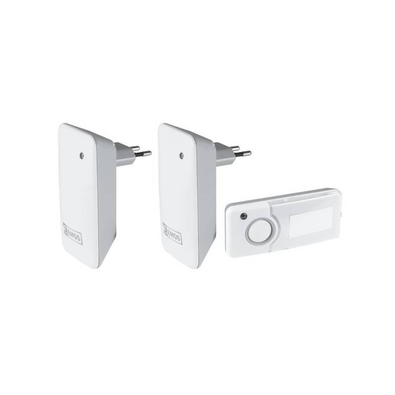 Zvonek bezdrátový EMOS P5710G-2R bílý, zvonek, bezdrátový, emos, p5710g-2r, bílý