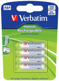 Akumulátor Verbatim AAA Premium 1000mAh 4ks (49942)
