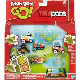 Angry Birds go - 5 figurek s autíčky pro aplikaci Hasbro