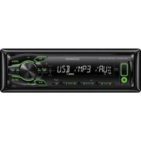 Autorádio Kenwood KMM-100GY zelená barva Autorádio Kenwood KMM-100GY zelená barva