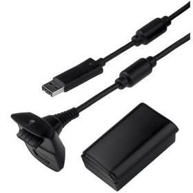 Baterie Microsoft Xbox 360 Play & Charge Kit (NUF-00002) černý