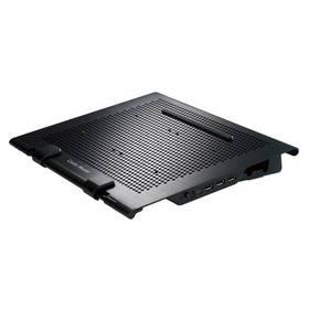 Chladící podložka pro notebooky Cooler Master ALU U Stand 10cm fan, 3-port USB (R9-NBS-USTD-GP) černá